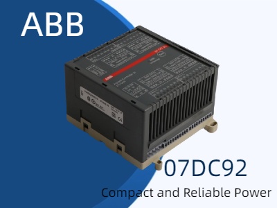 ABB 07DC92 GJR5252200R0101: A Compact and Reliable digital input/output (DIO) Module for Industrial Automation