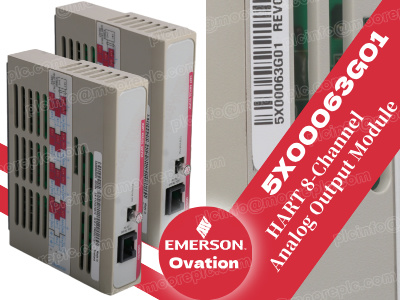 Understanding the Emerson 5X00063G01 Ovation HART 8-Channel Analog Output Module